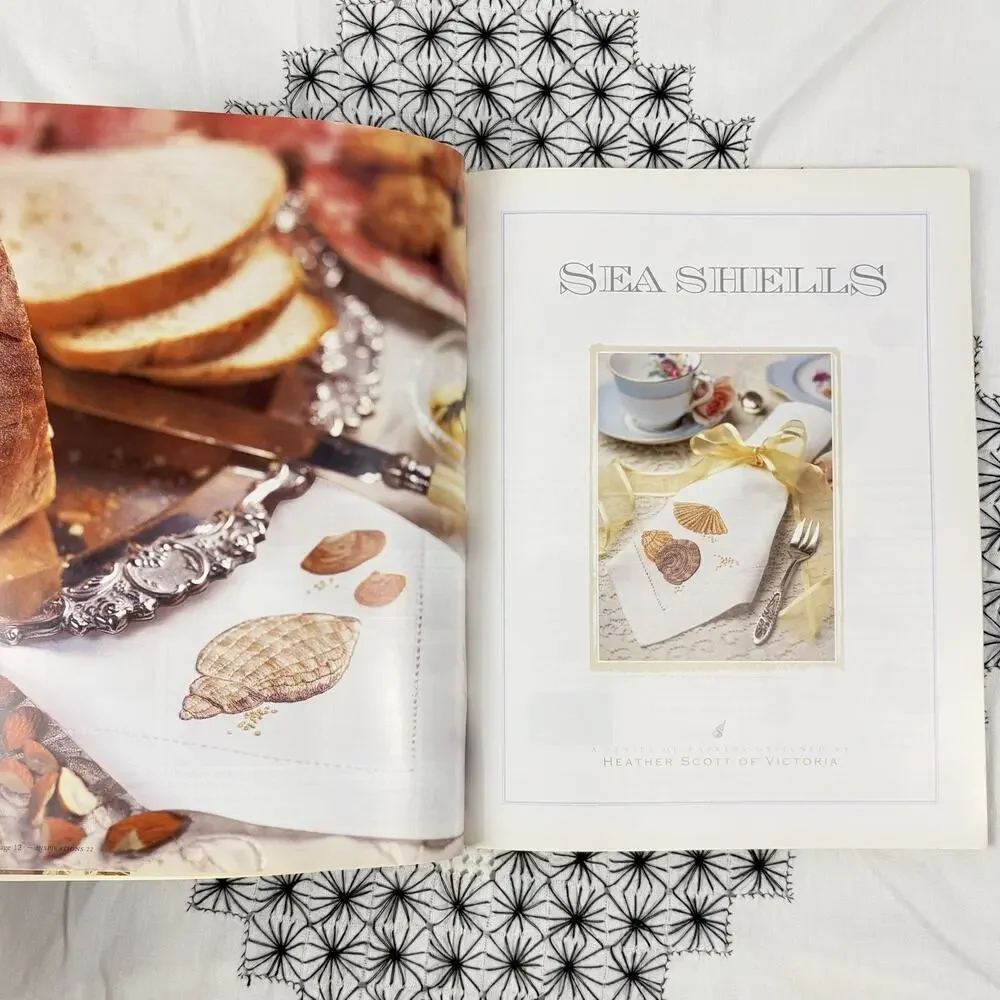 Inspirations Embroidery Magazine 1999 Issue 22 Floral Cottage Seashell Nursery